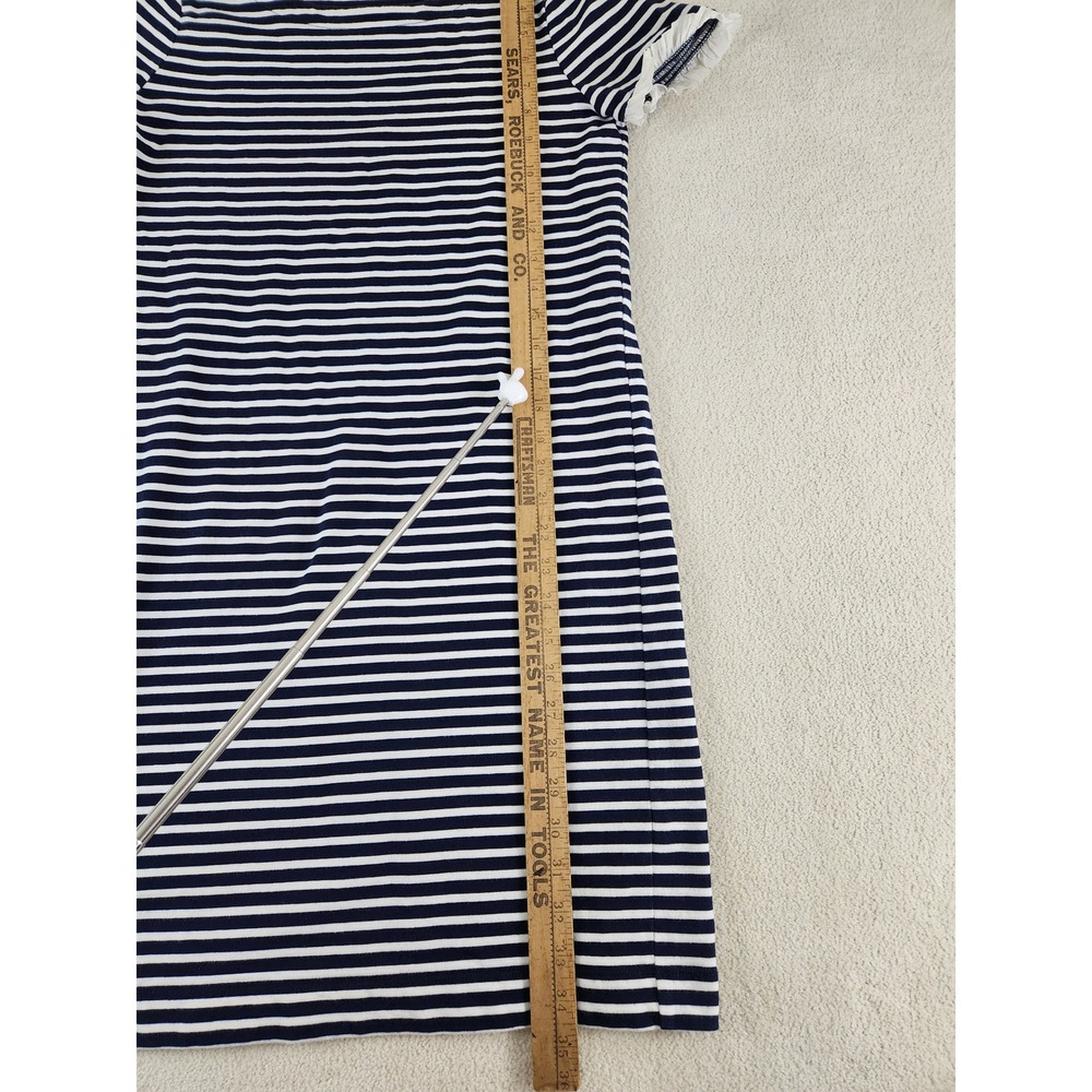 Womens J. Crew Breton Classic Straight T-shirt Dress with Ruffled Sleeves Size S - Picture 4 of 6